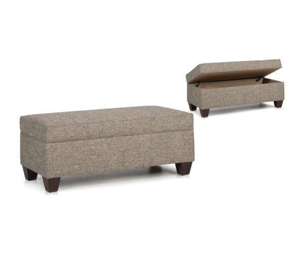 901 Storage Ottoman with Tapered Leg