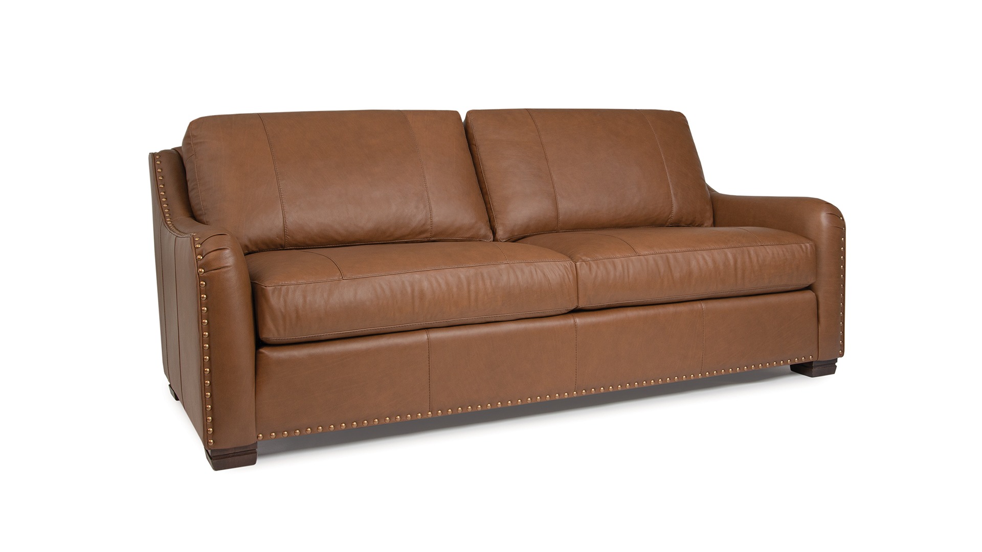 Smith Brothers 9211 HD leather sofa